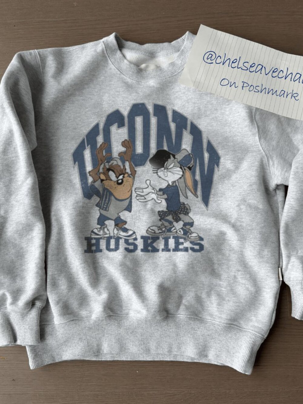 Vintage NCAA UConn Huskies Looney Tunes Shirt, University of Connecticut Shirt